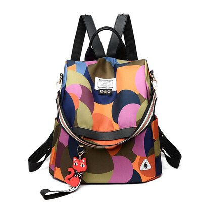 

Oxford cloth nylon ins lightweight backpack womens new fashion waterproof primary high-capacity travel backpack