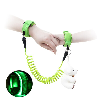 

ONYA anti-missing bracelet children anti-lost with traction rope can shine children anti-lost bracelet anti-lost rope F010B luminous models -25 meters gra