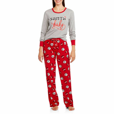 

Christmas Family Matching Pyjamas PJS Set Xmas Santa Sleepwear Nightwear Gift