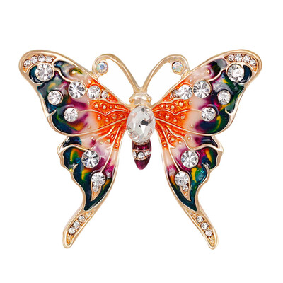 

Women Colorful Crystal Cute Butterfly Brooch Pin for Women Brooches Jewelry