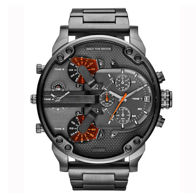 

Brand Luxury Wristwatch Military Clock Sport Big Dial Stainless Steel Business Metal Watch Bracelets Men Relogio Masculi