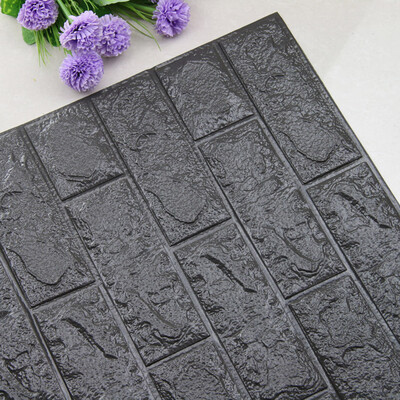 

Gobestart DIY 3D Brick PE Foam Wallpaper Panels Room Decal Stone Decoration Embossed
