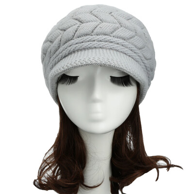 

Fashion Women Knitted Beret Crochet Slouch Baggy Beanie Winter Warm Hat Cap Headwear