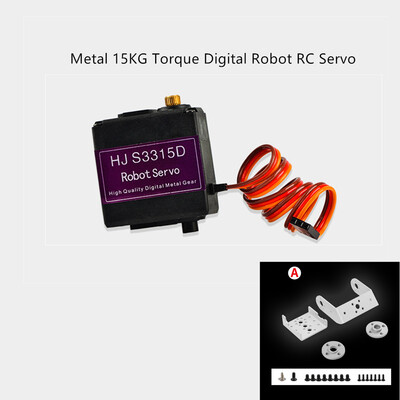 

Tailored HJ S3315D 15KG High Torque180 Rotating Motor Digital Robot Servo For RC Modle