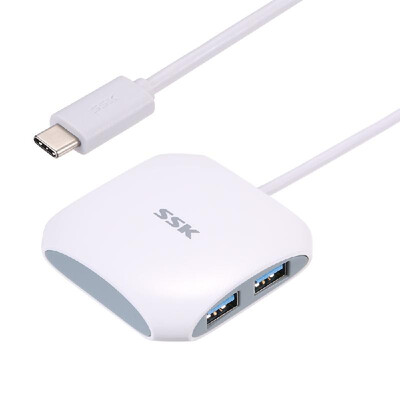 

SSK Superspeed USB 30 Type-C 4 Ports Interface Hub Adapter Converter 5Gbps for Mac Desktop Notebook