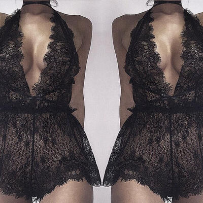 

Sexy Women Ladies Plus Size Lace Babydoll Underwear Lingerie Dress Sleepwear