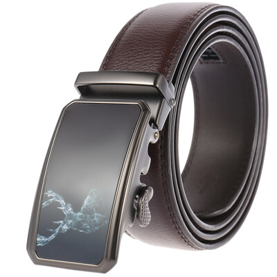 

New mens belt automatic buckle business middle aged belt belt cowhide belt LD136-22081-1 designer belts men high quality
