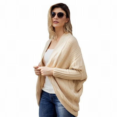 

Long Sleeve Cardigan Loose Cardigan Casual Ribbed Knit Sweater