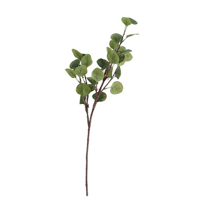 

Gobestart Artificial Flower Simulation Plant Money Leaf Eucalyptus Green Plant Home Decor