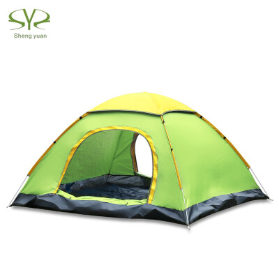 

SHENGYUAN Outdoor Water Resistant Automatic Instant Setup Two Doors 2 Person Camping Tent with Rain Cover