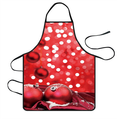 

Siaonvr Christmas Decoration Waterproof Apron Kitchen Aprons Dinner Party Apron