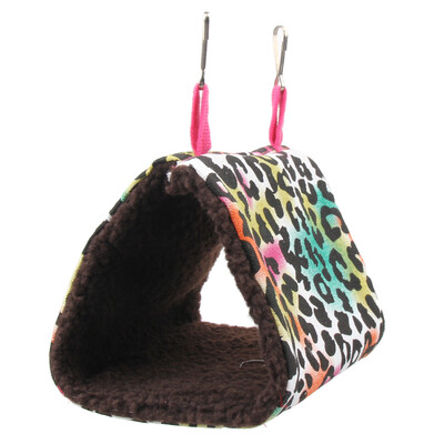 

Soft Lamb Velvet Bird Parrot Hammock Hanging Cage Winter Warm Hut Nest