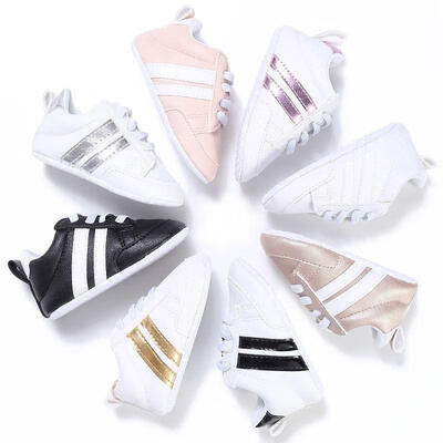 

Adorable Sneakers Newborn Baby Crib Shoes Boys Girls Infant Toddler Soft Sole