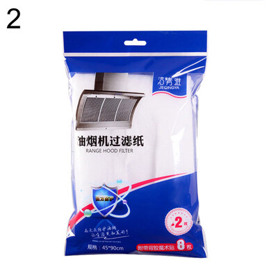 

2Pcs Range Hood Grease Filter Paper Oil Absorbent Dirt Stopper Kitchen Appliance