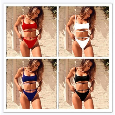 

Women Bandage Bikini Push-up Padded Swimsuit Bathing Suits Beachwear Swimwear