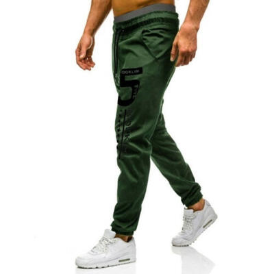 

Mens Sport Pants Long Trousers Tracksuit Gym Fitness Workout Joggers Sweatpants