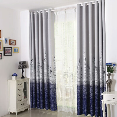 

Castle Curtain Suitable for Children Room Matching Window Screening