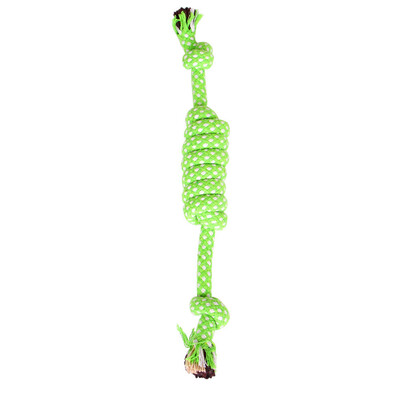 

Pet Supply Dog Toys Dogs Chew Teeth Clean Outdoor Training Fun Playing Green Rope Ball Toy For Large Small Dog Cat