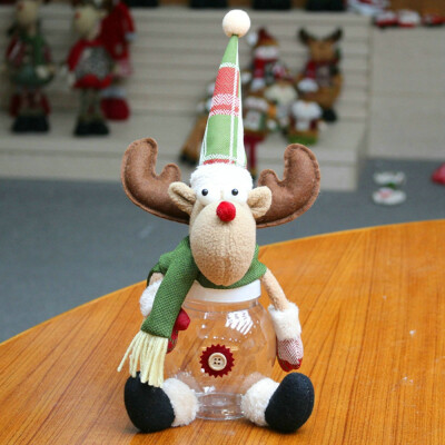 

〖Follure〗Santa Claus Snowman Elk Christmas Candy Packaging Christmas Candy Jar