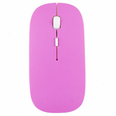 

24GHz Portable Wireless Mouse Silent Button Thin USB Receiver Optical Mice NEW