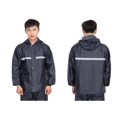 

HaoJie Big hat split raincoat motorcycle riding 12807