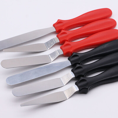 

3pcsset Stainless Steel Baking Pastry Spatula Bent Cake Spatula Scraper Butter Cream Smoother