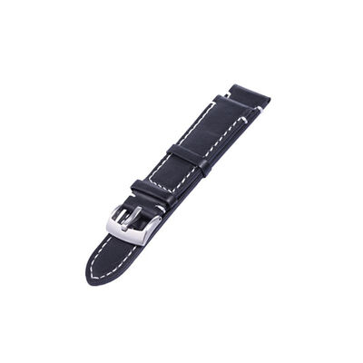 

Genuine Leather Band Length Long 125cm Men Stainless Steel Buckle Watch Strap 18 20 22mm