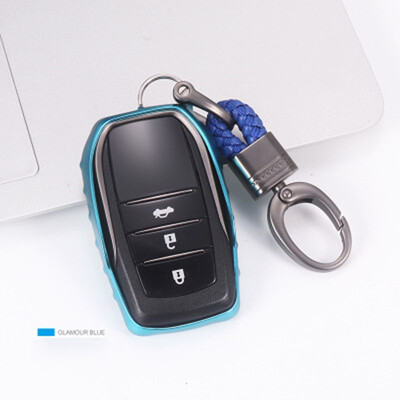 

Soft TPU Car Key Case For AT Toyota Camry Highlander Prado Corolla RAV4 Car Key Cover Shell Car Keychain