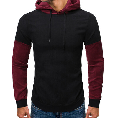 

Toponeto Mens Casual Fashion Printing Hoodie Pure color Long Sleeves Sweatershirt Tops