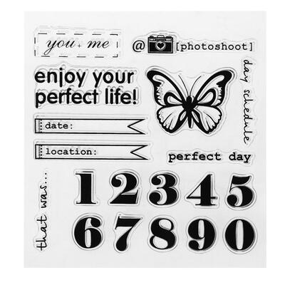 

Digital Butterfly Silicone Clear Stamp DIY Scrapbooking Album Decor Seal