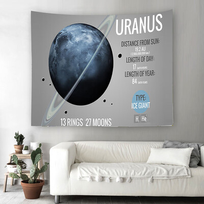 

Toponeto Solar System Tapestry Planets Arround Sun in Universe Wall Hanging Space Tapestries Party Wall Decor