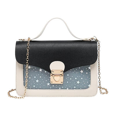 

Cute Stars Pattern Shoulder Handbags PU Leather Women Small Crossbody Bags