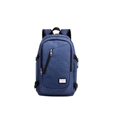 

Student Shoulders Bag Laptop Backpack With USB Charging Port