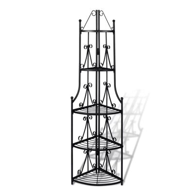 

Corner Plant Rack Black 142"x236