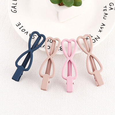 

Design Hair Accessories 2PC Korea Bow Geometric Waterdrop Hair Clips Vintage Handmade Hairpins Barrettes