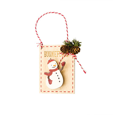 

〖Follure〗Christmas Wood Painted Wooden Clips Hanging Creative Decorative Pendant