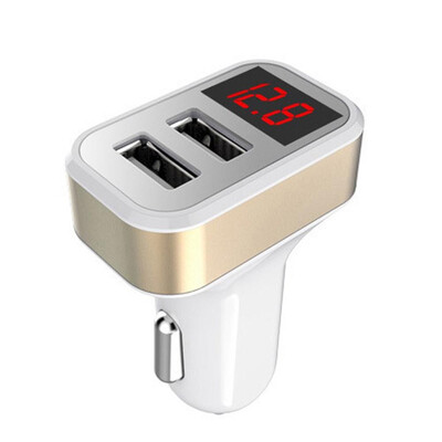 

Car charger dual USB 48A car charger fast adaptive charging galaxy for iphone samsung