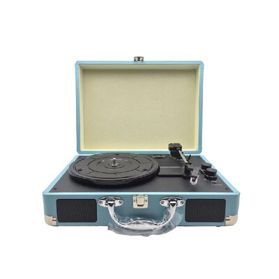 

Retro Record Player 33RPM Antique Gramophone Turntable Disc Vinyl Audio 3-Speed Aux-in Line-out USB DC 5V Gramophones