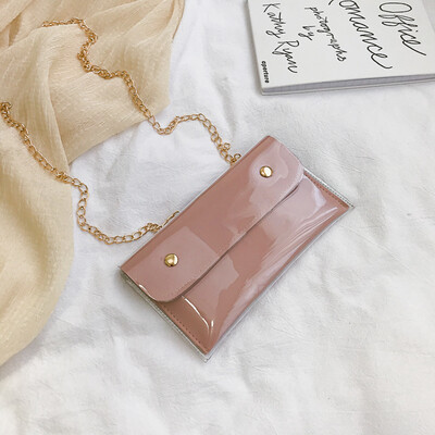 

Casual temperament simple versatile shoulder strap small square bag female 2019 new fashion Korean version of the chain shoulder Messenger bag