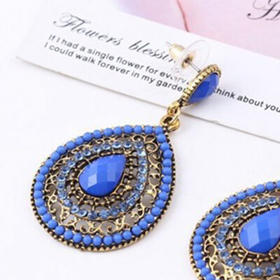 

1 Pair Bohemian full dripping earrings