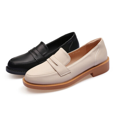 

111-6 European&American fashion single shoes female shallow mouth thick with thin womens shoe