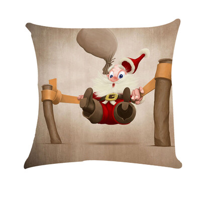 

Tailored Christmas Printed Sofa Bed Home Decoration Festival Pillow Case Cushion Cover
