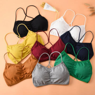 

Womens Removable Padded Sports Bra Shockproof Seamless Yoga Bralette Crop Top
