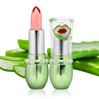 

Natural Moisture Aloe Vera Gel Lipstick Makeup Waterproof Nutritious Transparent Lipstick Temperature Color Changing
