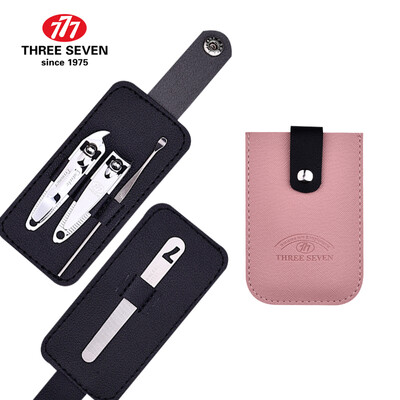 

777 THREE SEVEN nail clipper set nail clippers personal care repair capacity combination set of 4 TST-183 pink imports