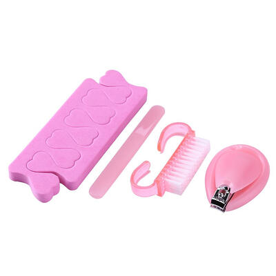 

4pcs Exfoliating Pedicure Peeling Nail Clipper Foot Polishing Nail File Set