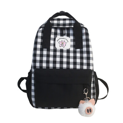 

Ins super-hot&elegant shoulder bag BF wind ancient feeling schoolbag Korean version of high school students canvas Campus