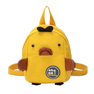 

Cartoon Duck Shaped Travel Backpacks Women Kids School Bags Canvas Knapsack