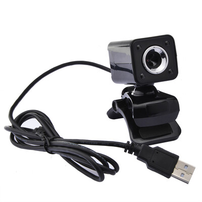 

USB 20 480P 12M Pixel 4 LED HD Webcam Web Cam Camera MIC for PC