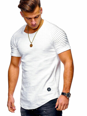 

Men Slim Fit Short Sleeve V Neck Gym Muscle Casual T-shirt Tops Blouse Summer